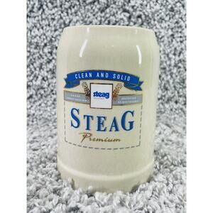 Steag Premium Microtech Clean Solid Advertisment Beer Mug Brand Merch